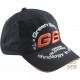 CAPPELLINO 100% COTONE CON VISIERA LOGO GB TINC  COLORE NERO