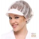 CAPPELLO IN PLP CON VISIERA  CONF  DA 100 PZ  COLORE BIANCO