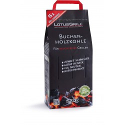 CARBONELLA PER LOTUSGRILL IN PURO FAGGIO SENZA COLLANTI ORIGINALE DA KG. 2,5