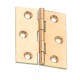 CERNIERE IN OTTONE FROFILATO COLLO PIANE O.B. MM. 40x35 PZ. 2