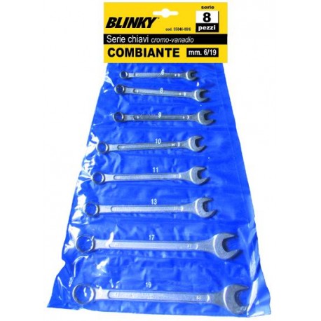 BLINKY SERIE CHIAVI COMBINATE PZ. 12 CROMOVANADIO MM. 6/22