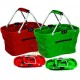 CESTO PER LA SPESA PIEGHEVOLE  IN NYLON BAGGY-BAG CM. 47X28X24