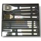 BLINKY SET UTENSILI PER BARBECUE CON VALIGIA 10 PEZZI IN