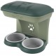 Ciotola per cani Bama Food Stand colore verde kit da appendere a parete