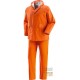 COMPLETO PVC BISPALMATO ARANCIO  TG  M L XL XXL XXXL