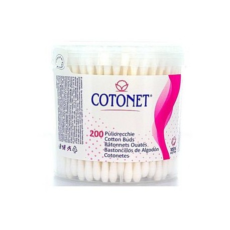 COTONET PULIORECCHIE COTTON FIOC CARTA 200 PZ. BIODEGRADABILI IN BARATTOLO