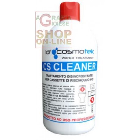 CS CLEANER TRATTAMENTO DISINCROSTANTE PER CASSETTE WC LT. 1