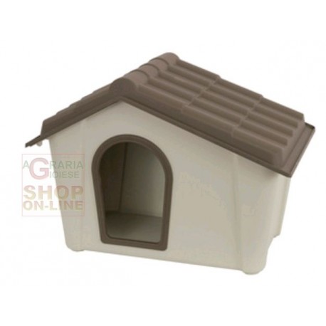 CUCCIA PER CANI IN RESINA COLORE BEIGE TORTORA CM. 97,8 X 77,8 X 74,3 H.