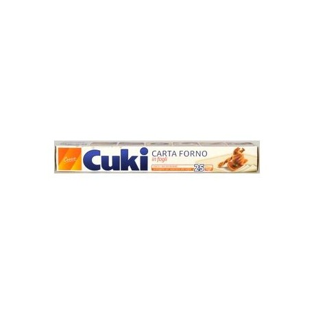 CUKI CARTA FORNO IN FOGLI 25 FOGLI CM 33x38