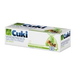 CUKI VERDEFRESCO SACCHETTI FRIGO PER VERDURE MICROFORATI CM 29x42 PZ. 20