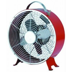 BLINKY VENTILATORE DA TAVOLO MOD. GIOVE ROSSO DIAM. CM. 20