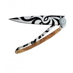 DEEJO WOOD 37G JUNIPER TRIBAL COLTELLO CHIUDIBILE CM. 20,5