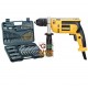 DEWALT TRAPANO A PERCUSSIONE WATT. 650 DWD024KS CON DT0109