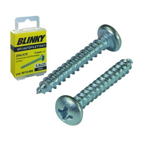 BLINKY VITI AUTOFILETTANTI ZINCATE BLISTER MM. 2,9X19