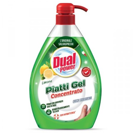 DUAL PIATTI GEL LIMONE CONCENTRATO IN DISPENCER ML 600