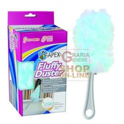 DUSTER  SPOLVERINI FLUFFY MANICATO CON 5 PANNI