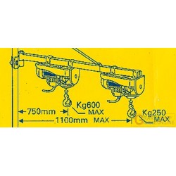 Einhell Braccio per paranco estensibile GT-SA 1200