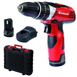 Einhell Trapano a percussione con 2 batterie a litio 12v 2ah TE-CD 12 Li-i 2X2