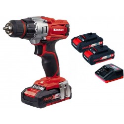 Einhell Trapano avvitatore a batteria TE-CD 18/2 Li Kit con 2 batterie