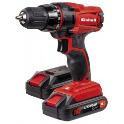 Einhell Trapano avvitatore con 2 batterie a litio 18v 1,3ah TC-CD 18-2 Li