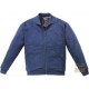 FELPA 65% POLIESTERE 35% COTONE CON CERNIERA AL FONDO RINFORZO SUI GOMITI  COLORE BLU  TG  M L XL XXL