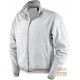 FELPA 65% POLIESTERE 35% COTONE GR  290 MQ  ZIP LUNGA  BORDATURA NEL COLLO E POLSINI  COLORE