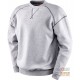 FELPA GIROCOLLO 65% POLIESTERE 35% COTONE GR  290 MQ  COLORE GRIGIO  TG  S XXXL