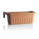 FIORIERA DA BALCONE BAMA RONDINE TERRACOTTA CON AGGANCI REGOLABILI CM. 50x20x18,5h