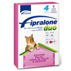 FIPRALONE DUO SPOT ON GATTO ANTIPARASSITARIO PER GATTI PZ. 4