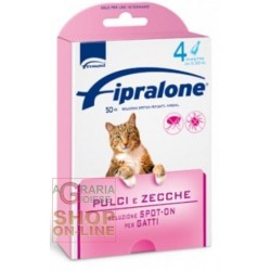 FIPRALONE SPOT-ONE ANTIPARASSITARIO PER GATTI 4 PIPETTE