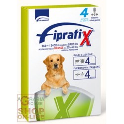 FIPRATIX SPOT-ONE ANTIPARASSITARIO PER CANI DI TAGLIA GRANDE DA KG. 20 A 40 PZ. 4