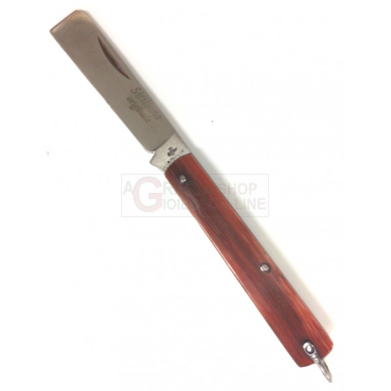 Coltello siciliano manico ottone cm.17