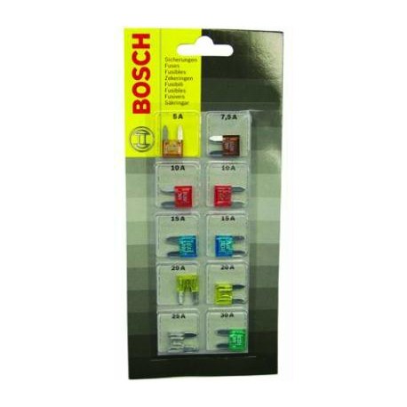 BOSCH FUSIBILI PER AUTO BLISTER PZ. 10