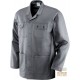 GIACCA 100% COTONE SANFORIZZATO GR  250  MULTITASCHE  CUCITURE IN CONTRASTO  COLORE GRIGIO  TG  S XXL