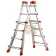 GIERRE PEPPINA SCALA TELESCOPICA ALLUNGABILE  SUPER EN131 KG. 150 4+5 GRADINI