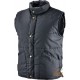 GILET COTONE POLIESTERE  IMBOTTITO  CON PORTACELLULARE INTERNO  COLORE NERO  TG  S M L XL XXL