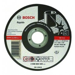 BOSCH MOLE MOLE ABRASIVE ACCIAIO-INOX 115X1X22