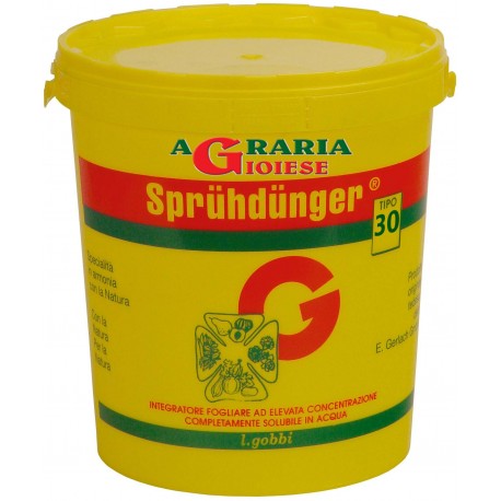 GOBBI SPRUHDUNGER TIPO 30 CONCIME FOGLIARE N.P.K. 8.19.38 KG. 10