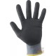 GUANTI IN NYLON  PALMO IMPREGNATO IN NITRILE SCHIUMATO DORSO AREATO  COLORE GRIGIO NERO  TG  7 8 9 10