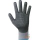 GUANTI IN NYLON  PALMO IMPREGNATO IN NITRILE SCHIUMATO PUNTINATO  DORSO AREATO  COLORE NERO