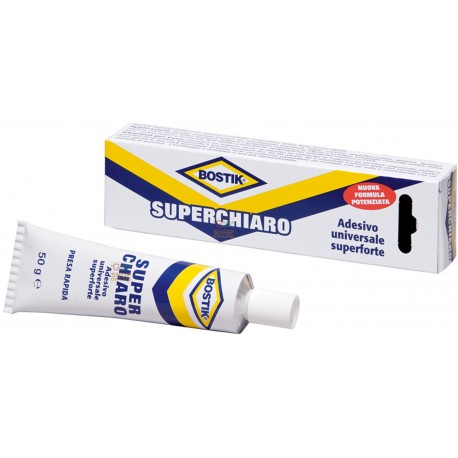 BOSTIK ADESIVO SUPERCHIARO UNIVERSALE PRESA RAPIDA GR. 50