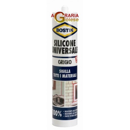 BOSTIK CARTUCCIA SILICONE GRIGIO ML. 280