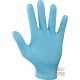 GUANTO IN NITRILE SENZA POLVERE  COLORE AZZURRO  TG  S M L XL  CONF 100 PEZZI  CONTATTO