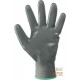 GUANTO IN TESSUTO SINTETICO INTERAMENTE RICOPERTO IN NITRILE  COLORE GRIGIO  TG  8 9 10