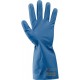 GUANTO NON SUPPORTATO IN NITRILE  CLORINATO INTERNAMENTE  COLORE AZZURRO  TG  7 8 9 10