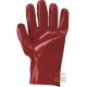 GUANTO PVC CM 27  COLORE ROSSO  TG  10