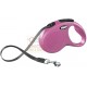 GUINZAGLIO AUTOMATICO FLEXI NEW CLASSIC A FETTUCCIA ROSA KG. 50 MT. 5