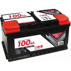 HIGH CAR BATTERIA PER AUTO 100Ah SPUNTO 740A CM. 35,3x17,5x19h.