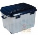 BOX BIG VOYAGER IN PLASTICA CON COPERCHIO RUOTE E MANIGLIA LT.