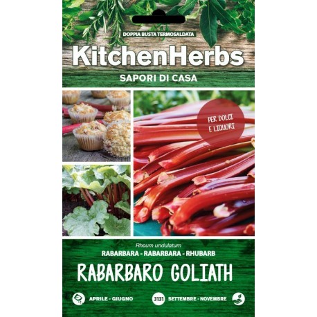 KITCHEN HERBS SEMI DI RABARBARO GOLIATH